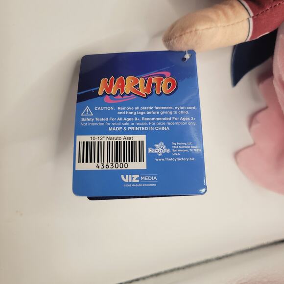 Naruto - Sakura Haruno 11” Plush Stuffed Toy NWT - Picture 8 of 8